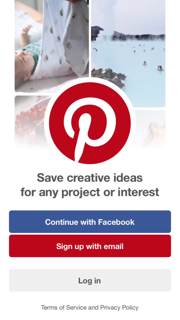 Onboarding on Pinterest video screenshot