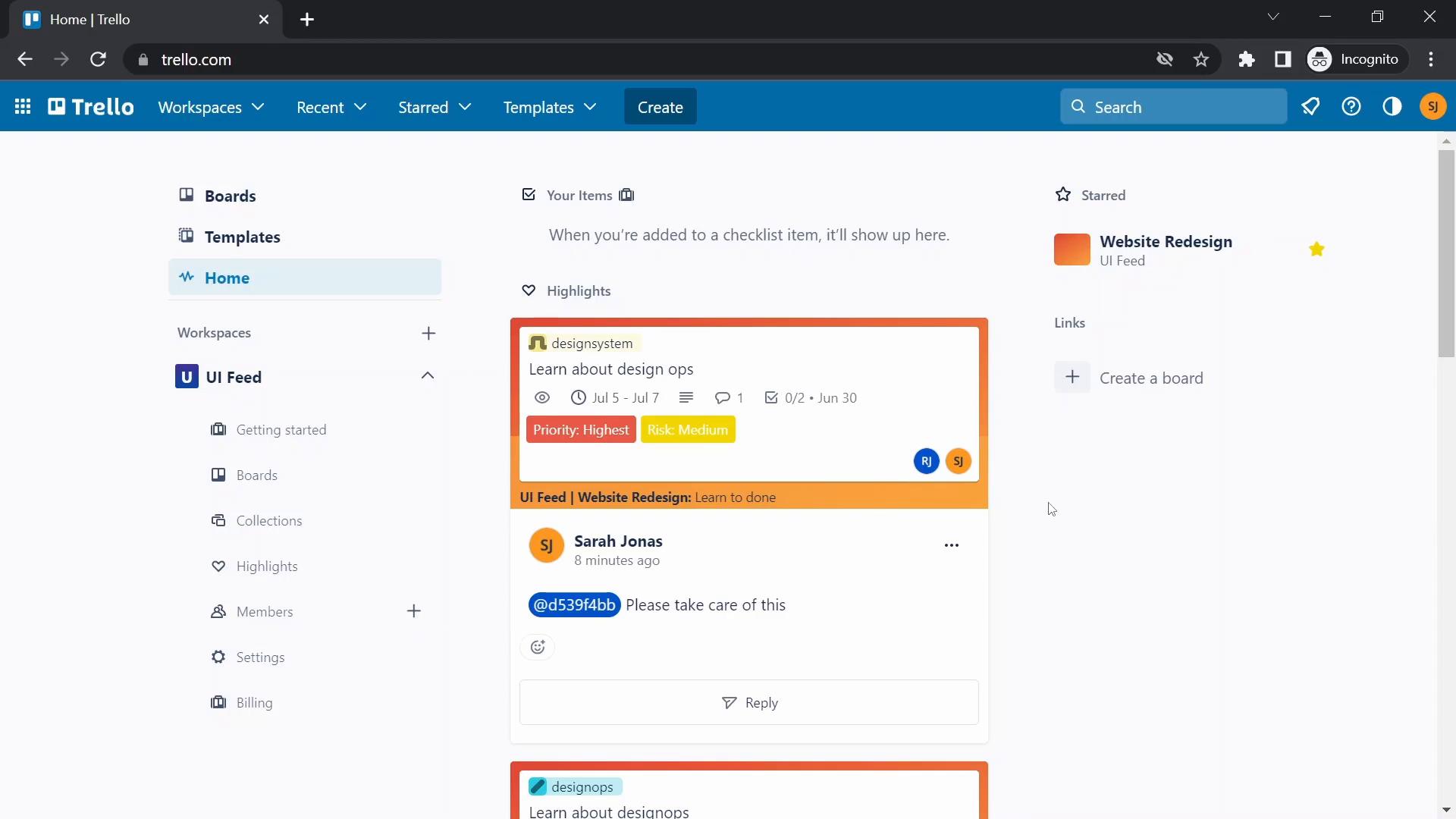 Creating a workspace on Trello video screenshot