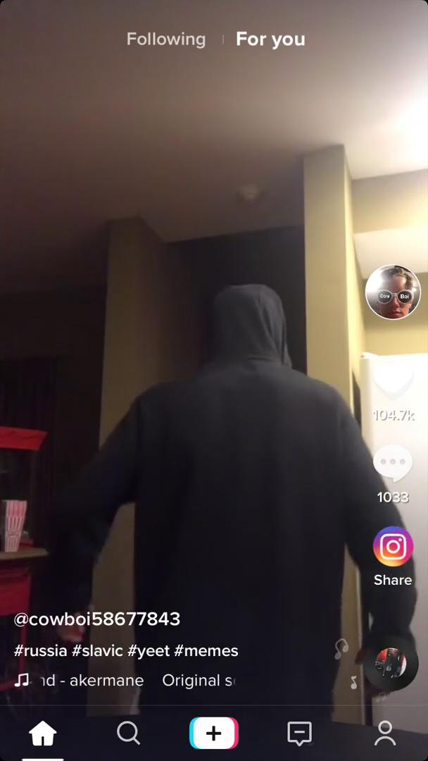 Searching on TikTok video screenshot