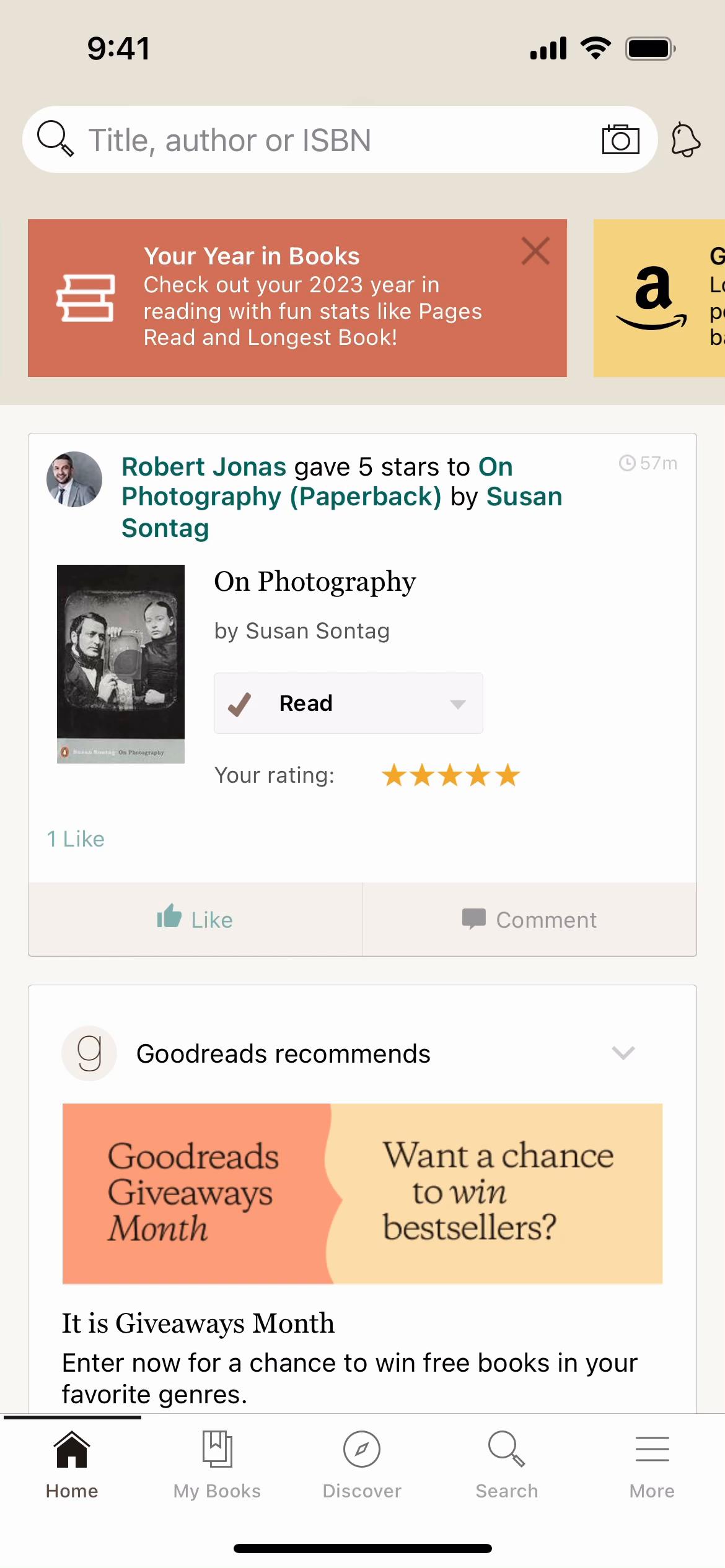 Reporting a user on Goodreads video screenshot