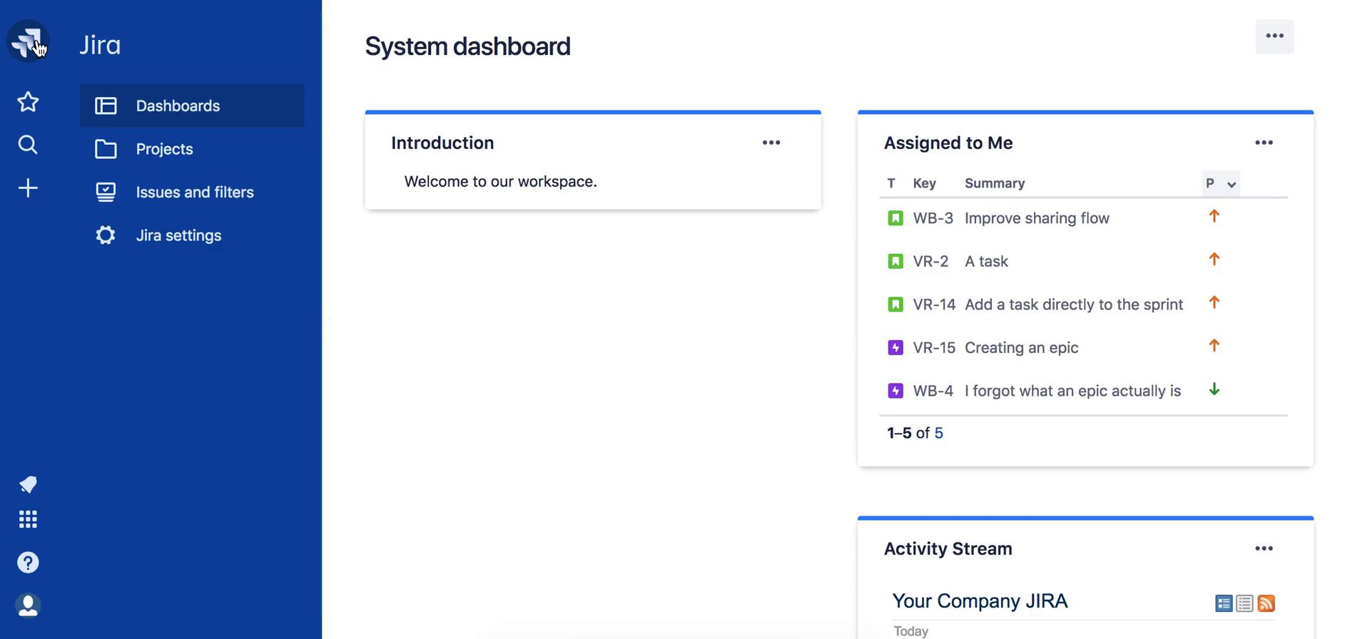 General browsing on Jira video screenshot