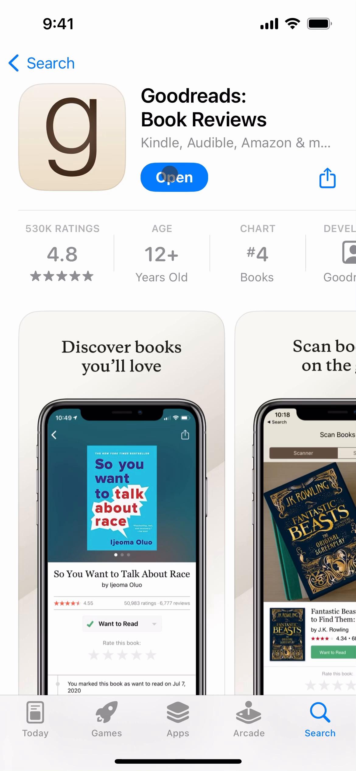 Onboarding on Goodreads video screenshot