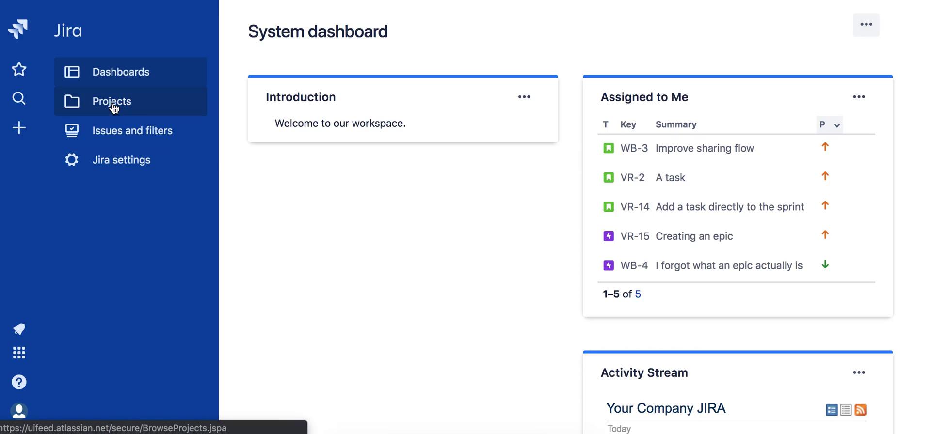 Analytics/Stats on Jira video screenshot