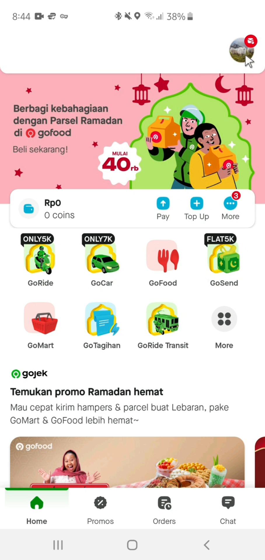 Inviting people on Gojek video screenshot