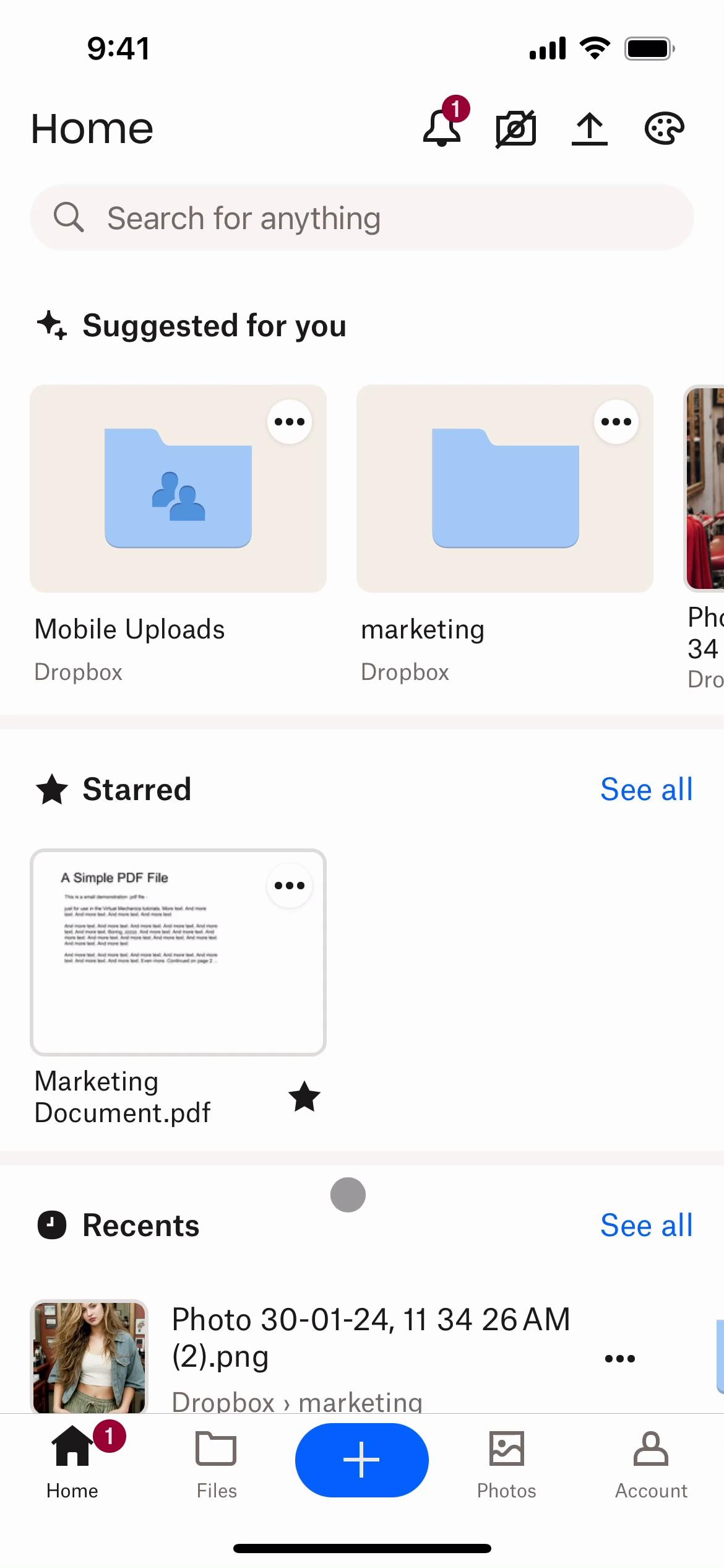 Creating a paper document on Dropbox video screenshot