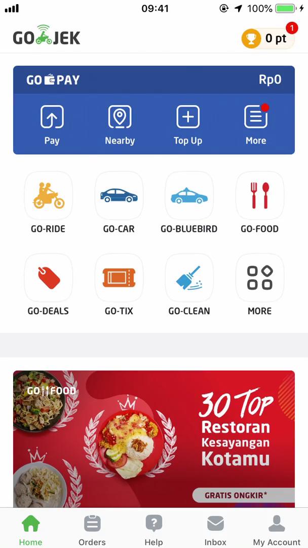 Buying a ticket on Go-Jek video screenshot