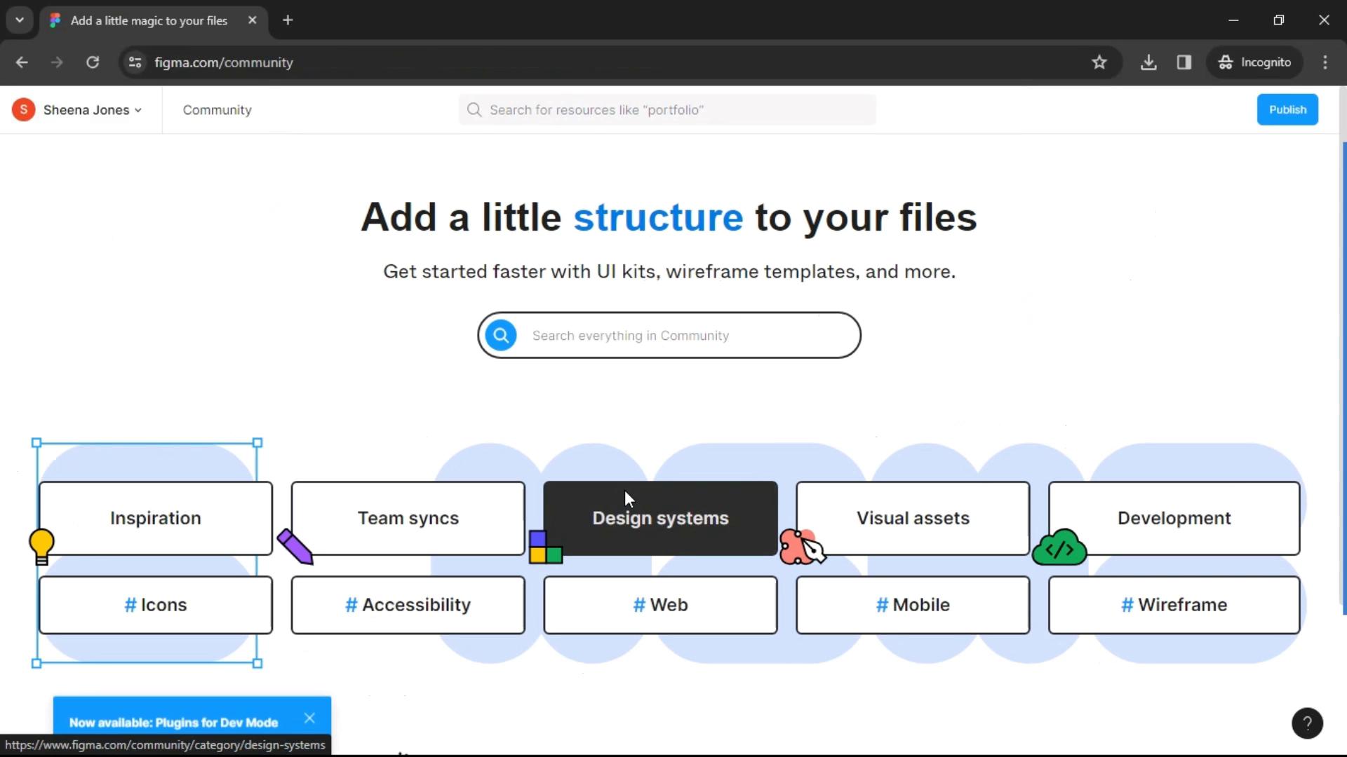 Exploring community on Figma video screenshot