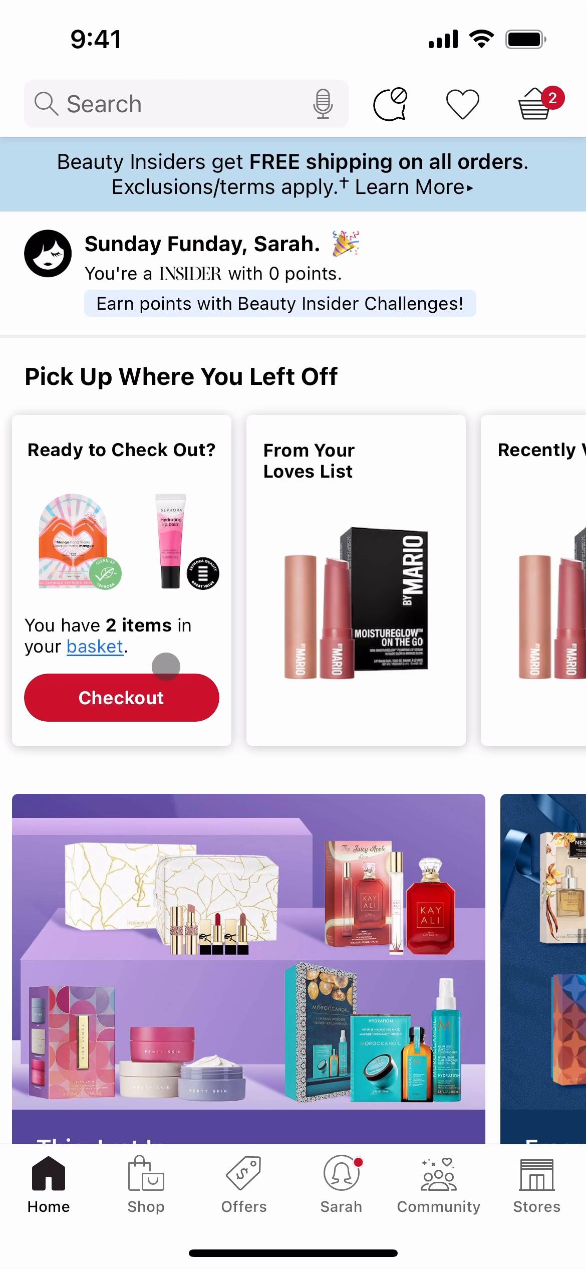 Saving on Sephora video screenshot