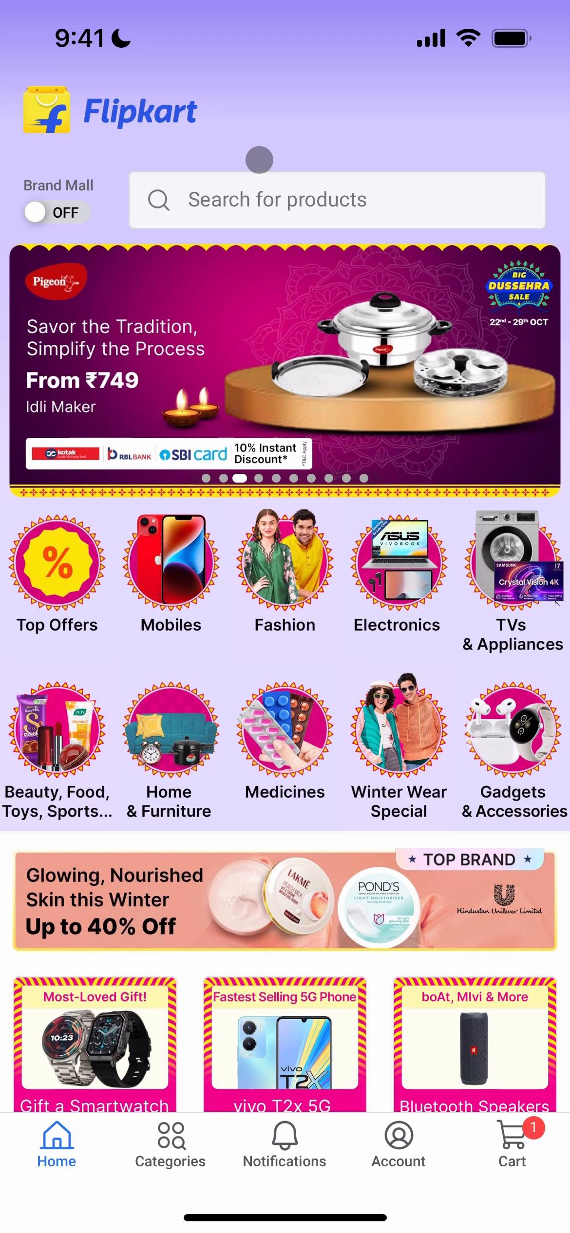 Buying something on FlipKart video screenshot