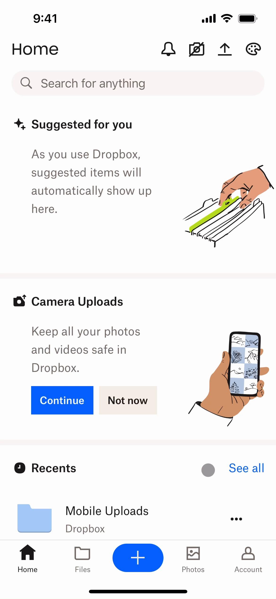 Logging out on Dropbox video screenshot