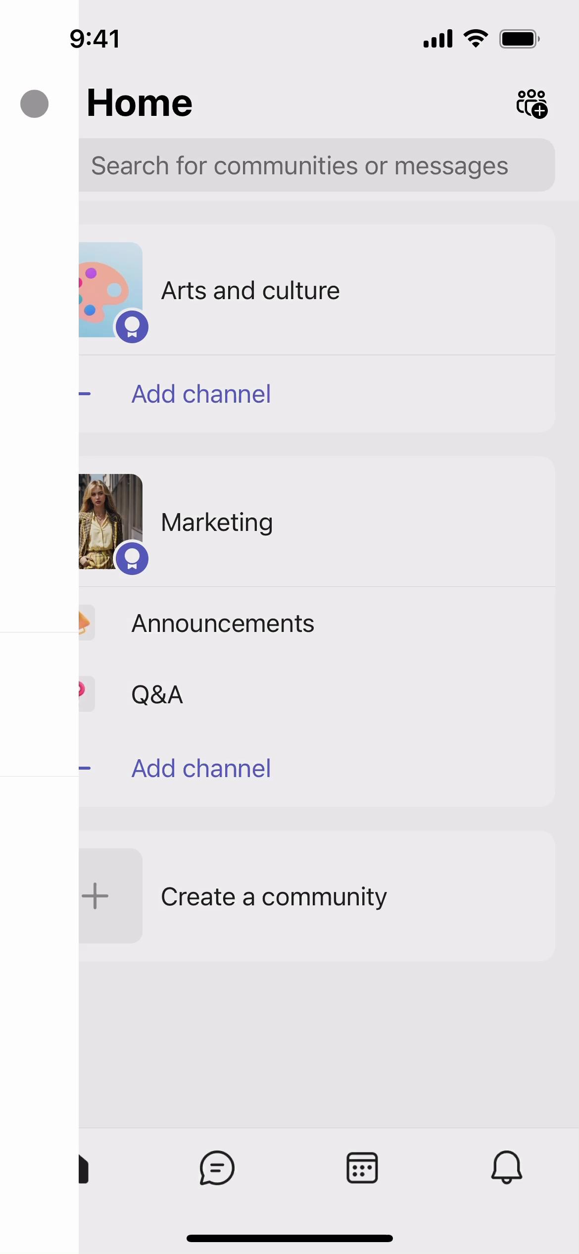 Logging out on Microsoft Teams video screenshot