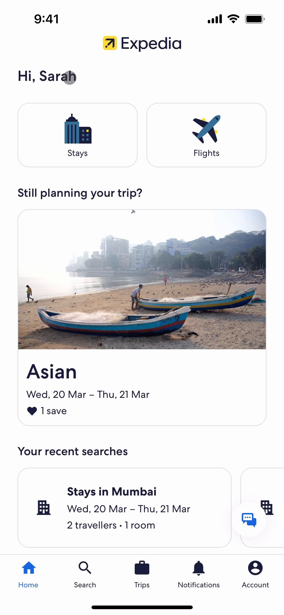 Sharing on Expedia video screenshot