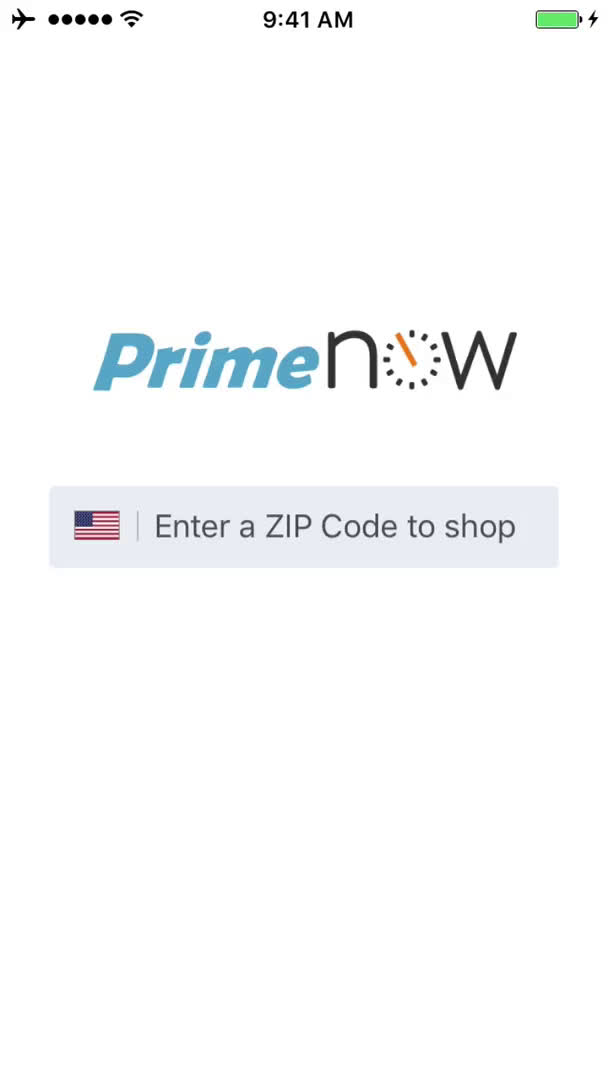 Buying something on Prime Now video screenshot