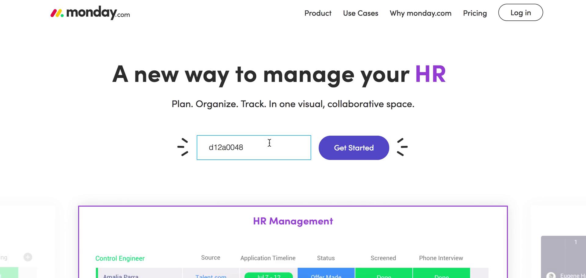 Onboarding on Monday video screenshot