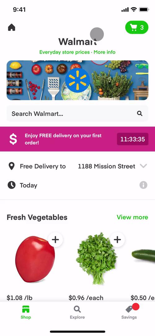 Inviting people on Instacart video screenshot