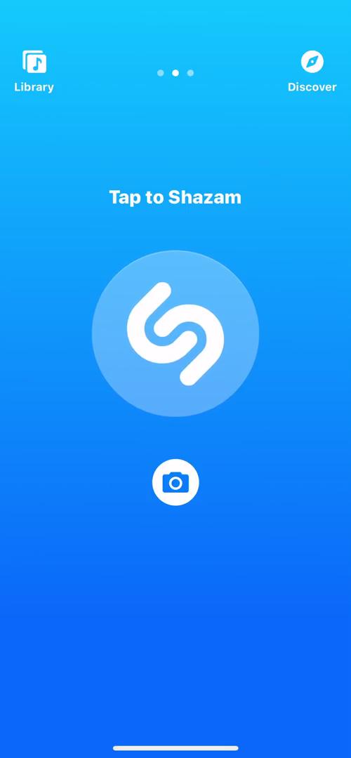 Music recognition on Shazam video screenshot