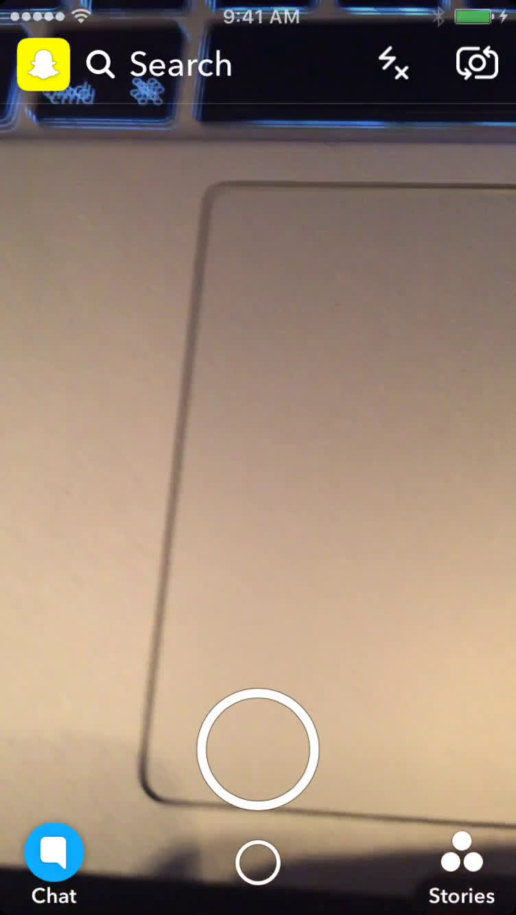 Searching on Snapchat video screenshot