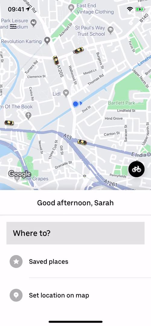 Updating your profile on Uber video screenshot