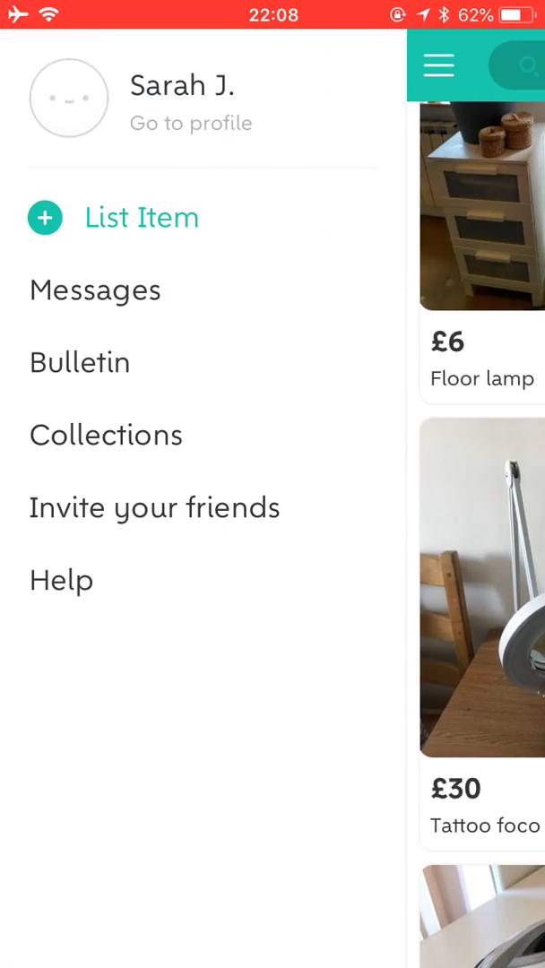 Inviting people on Wallapop video screenshot