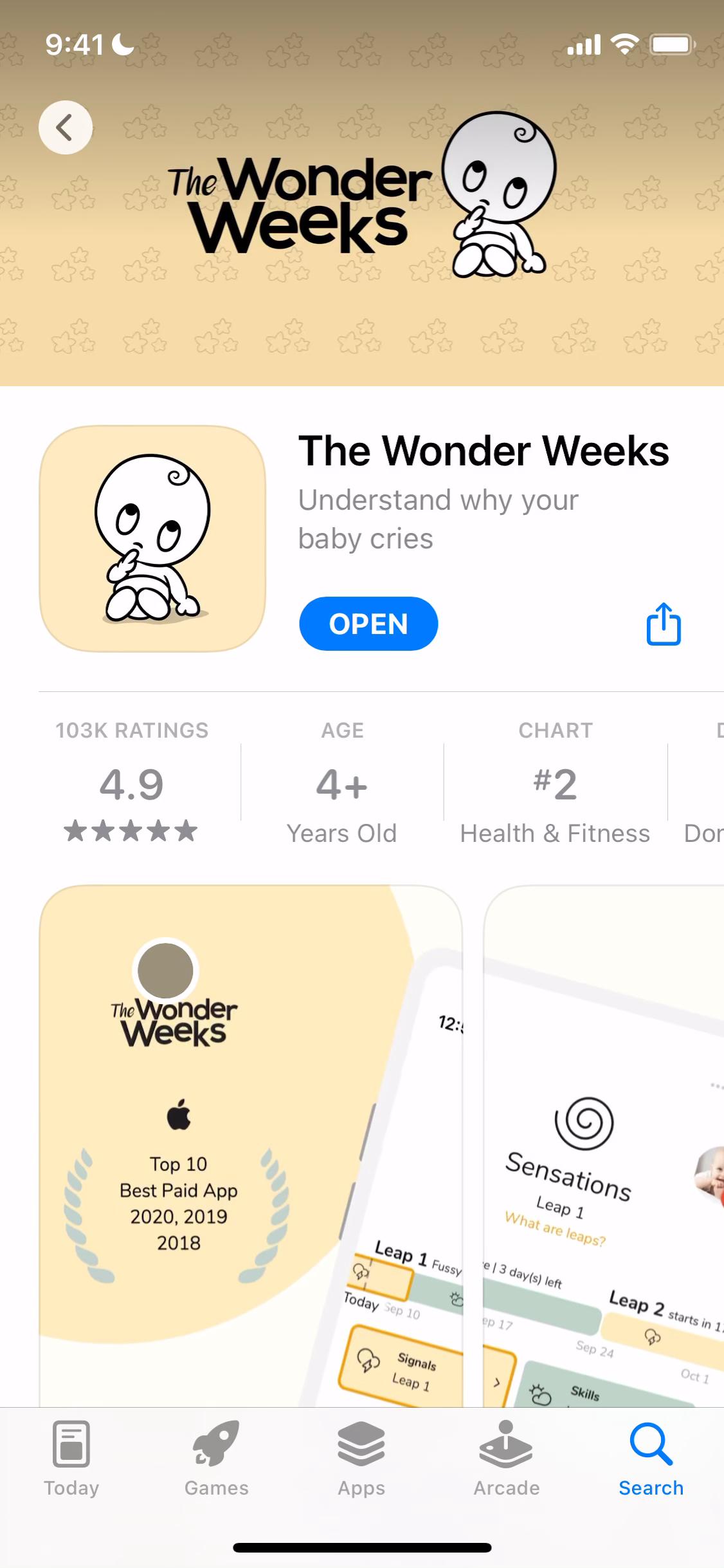 Onboarding on The Wonder Weeks video screenshot