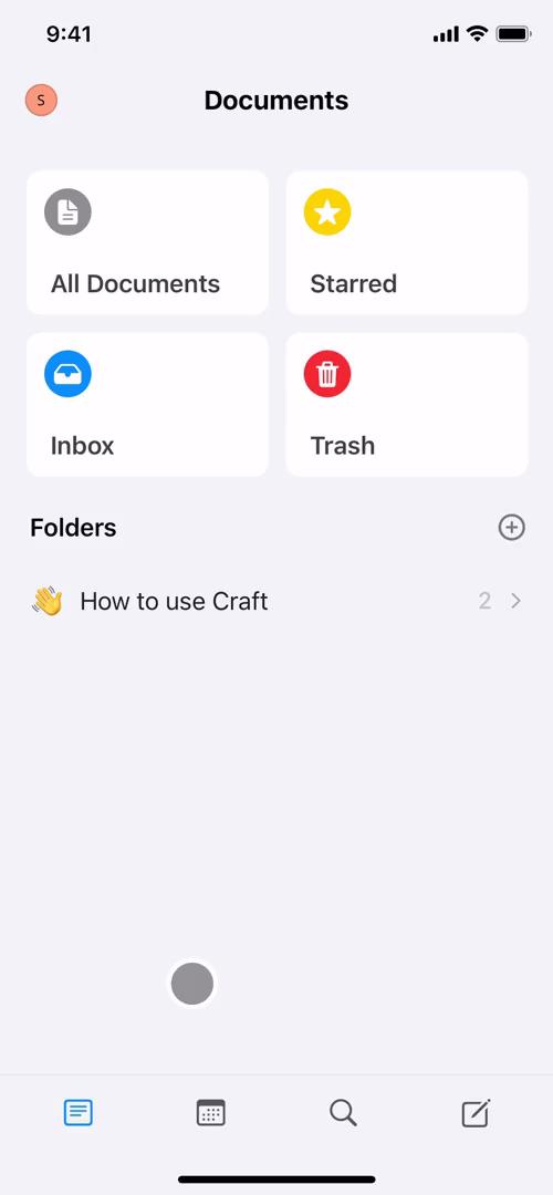 Sharing on Craft video screenshot