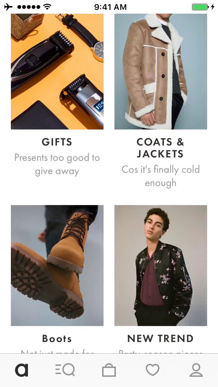 Buying something on ASOS video screenshot