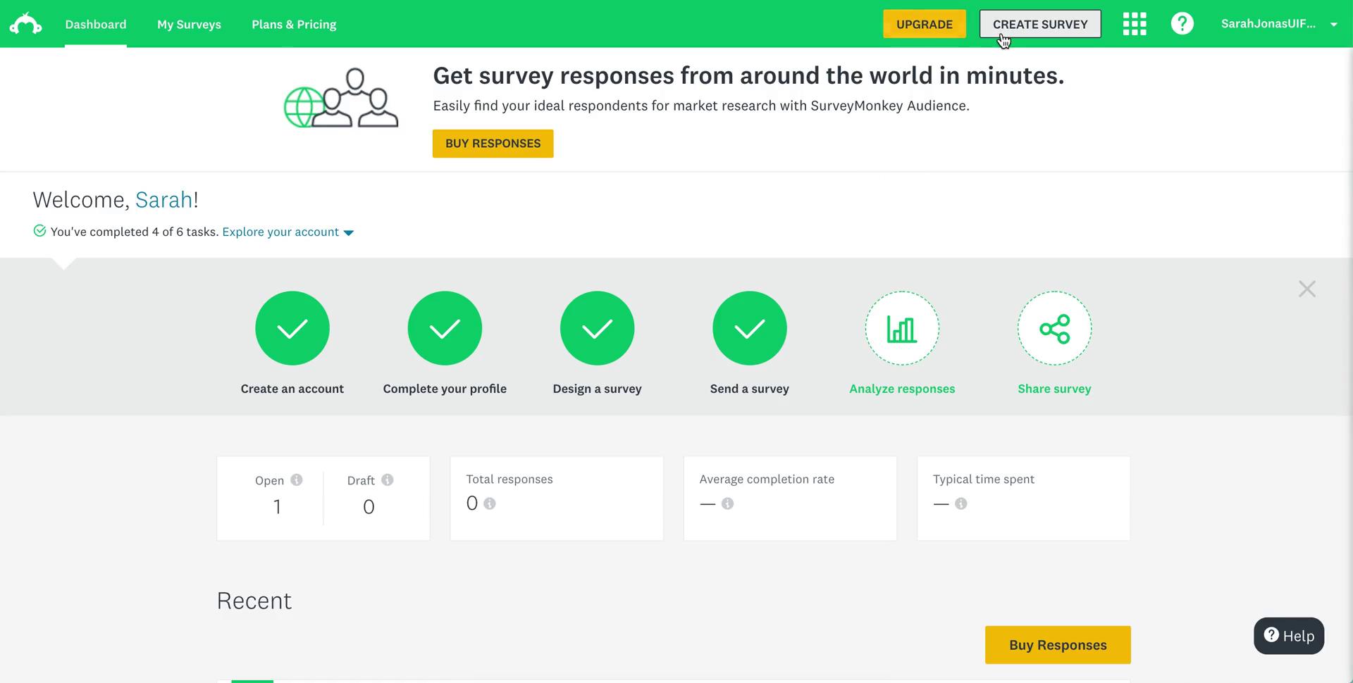 Creating a form on SurveyMonkey video screenshot