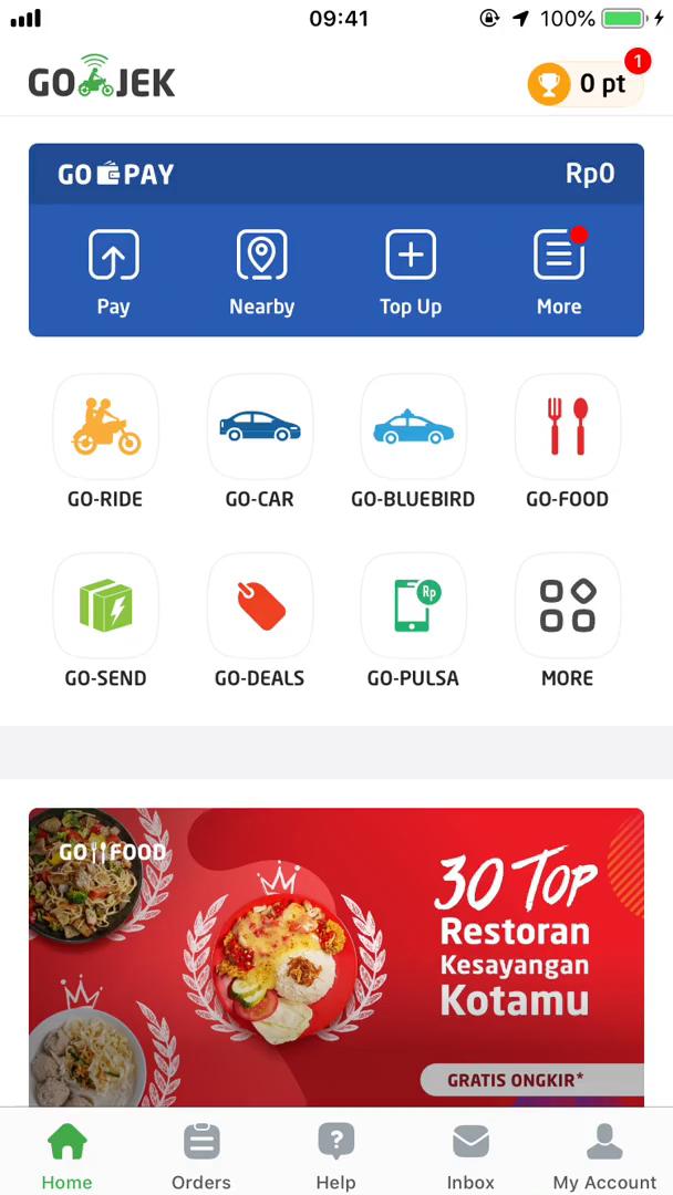 Booking transport on Go-Jek video screenshot