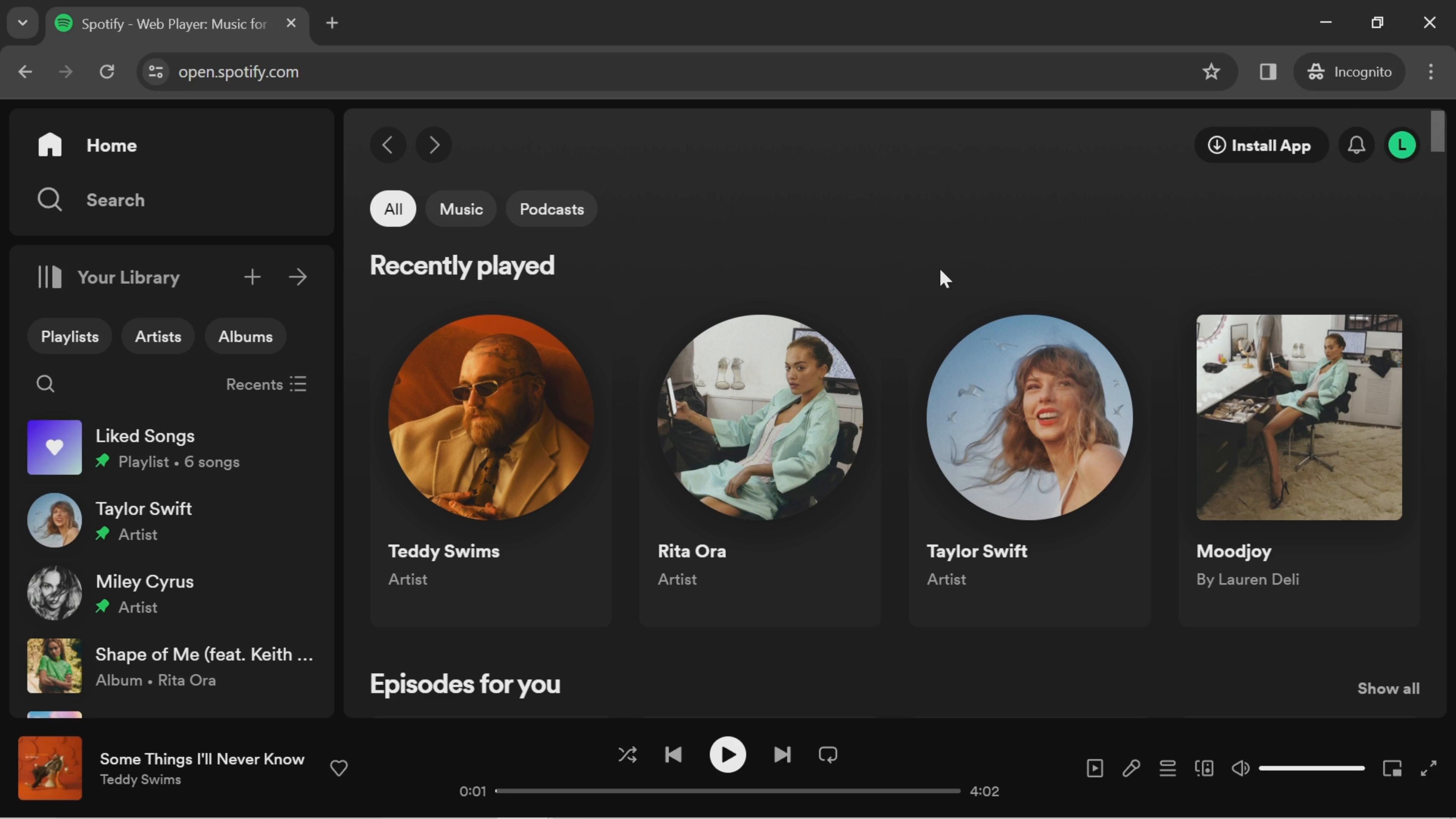 Notifications on Spotify video screenshot