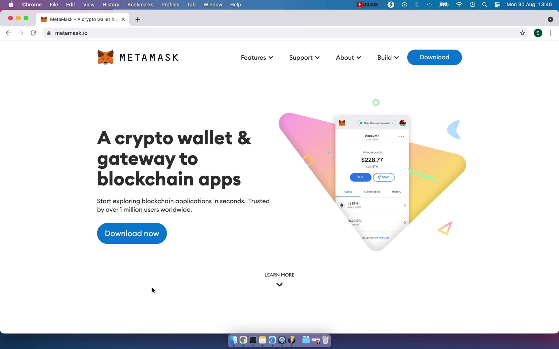 Onboarding on MetaMask video screenshot