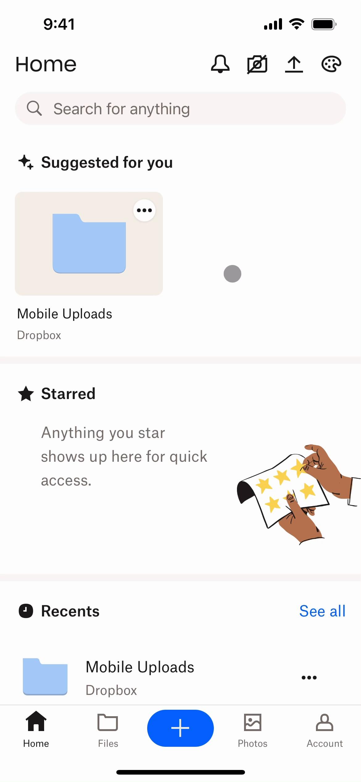 Giving feedback on Dropbox video screenshot