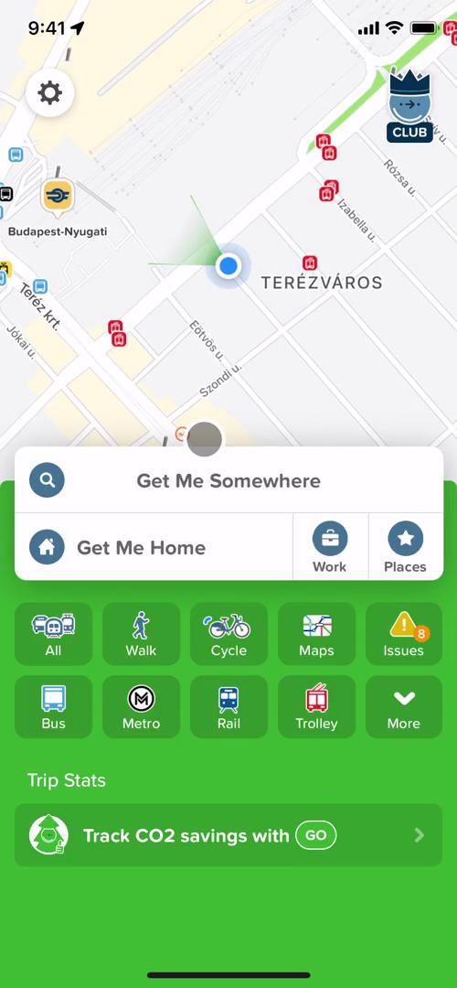 Signing up on Citymapper video screenshot