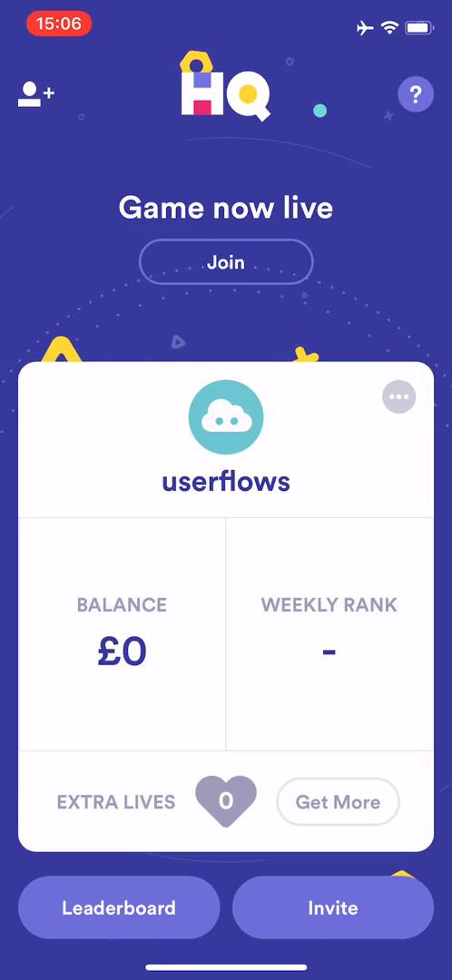 Leaderboards on HQ Trivia video screenshot