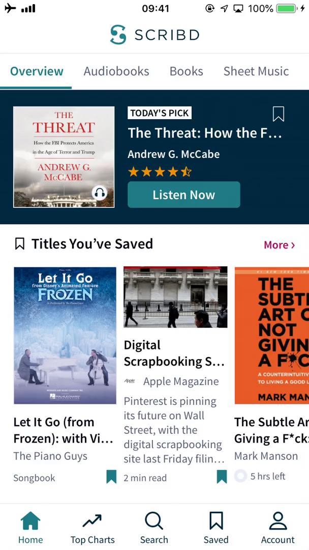 Saving on Scribd video screenshot