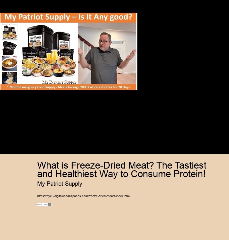 What is Freeze-Dried Meat? The Tastiest and Healthiest Way to Consume Protein!