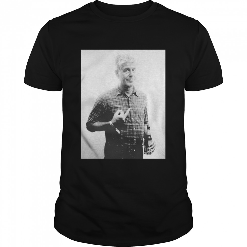 Anthony Bourdain T-shirt Man Black Size Up To 5xl
