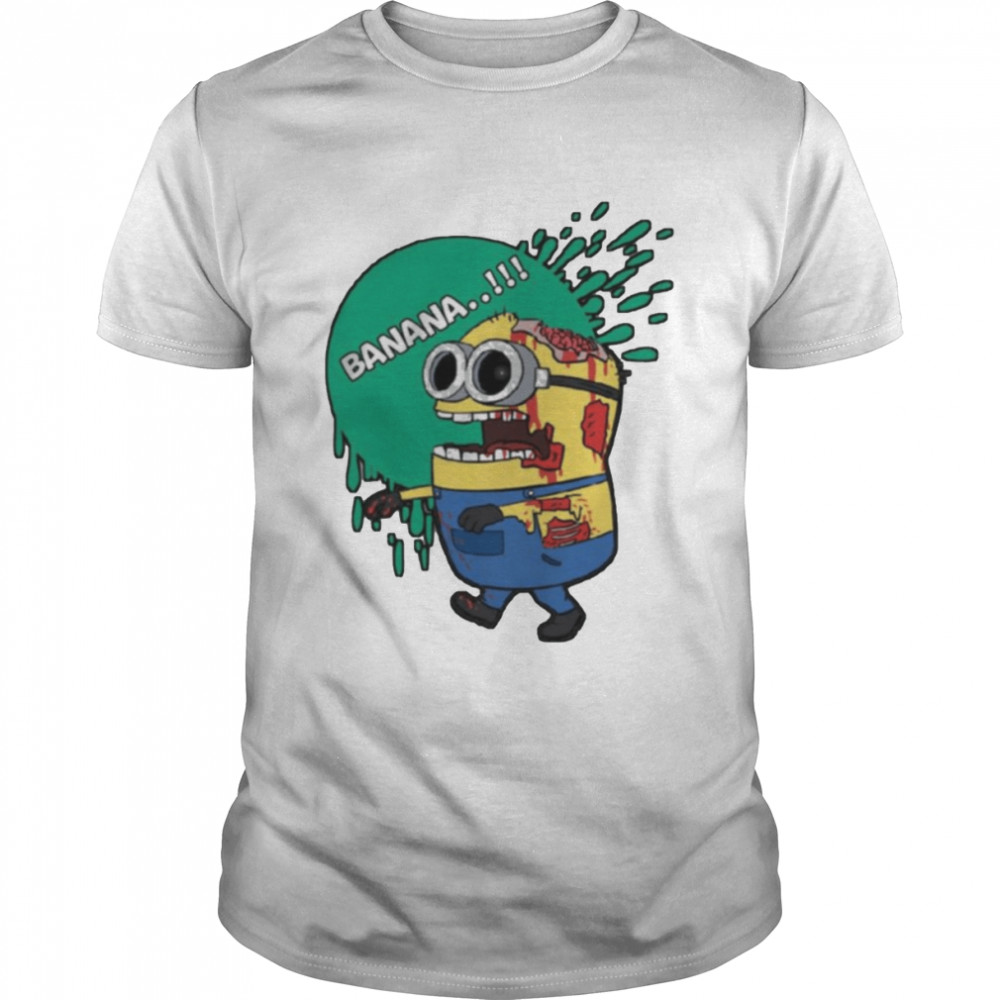 Banana Zombie Minions The Rise Of Gru Unisex T-shirt Man Black Size Up To 5xl