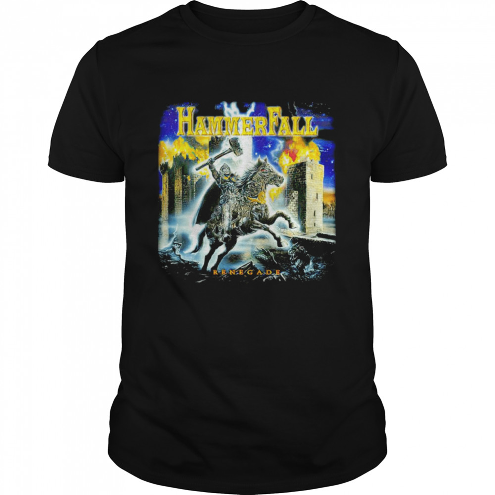 Hammerfall Renegade Shirt Man Black Size Up To 5xl