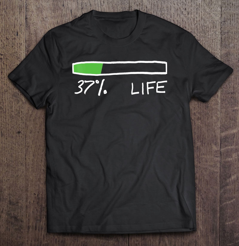 Nas Daily 37 Life Shirt Gift Man Black Size Up To 5xl