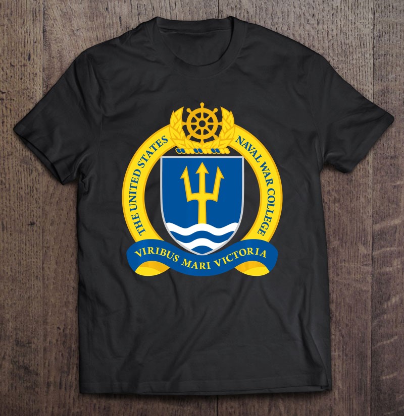 Naval War College Emblem Navy Nwc Graduate Military Pride-trungten-aaaaa Shirt Gift Man Black Size Up To 5xl