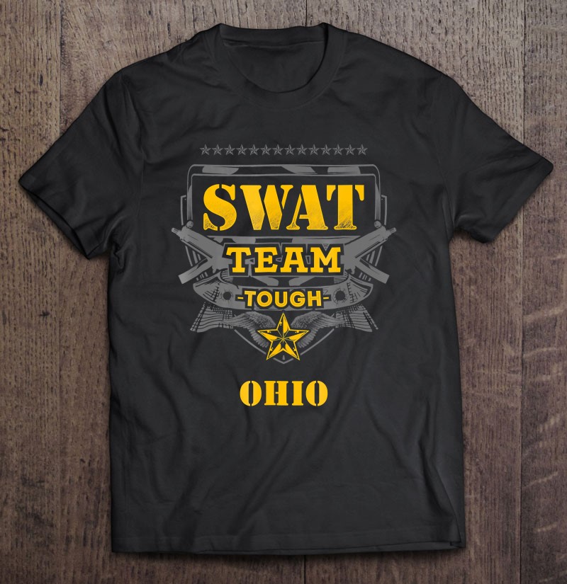 Ohio Police Swat Team State Shirt Paint Ball Tee Shirt Gift Man Black Size Up To 5xl