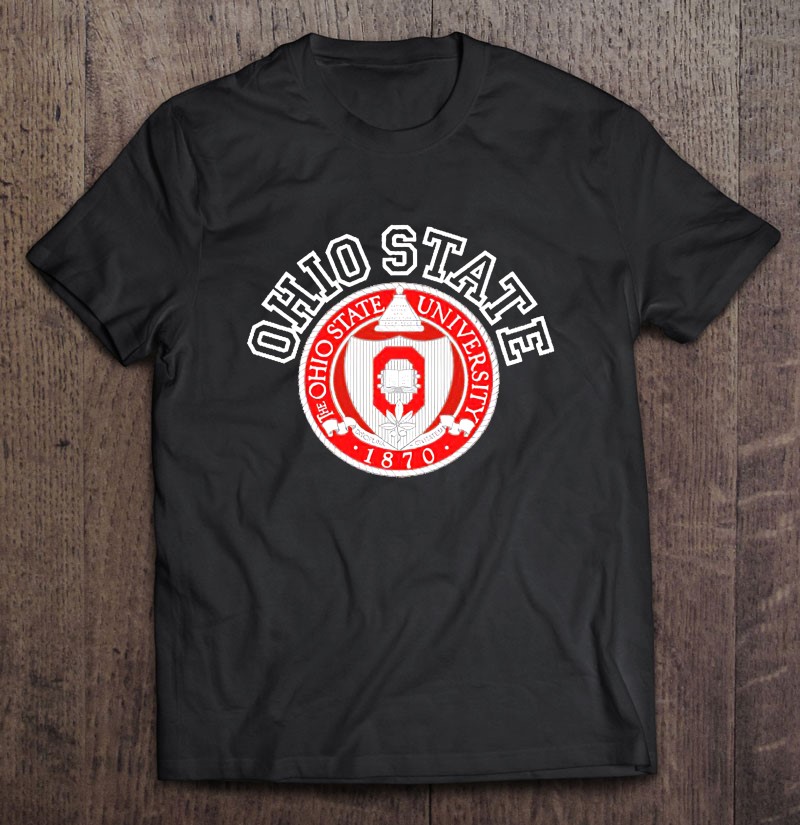 Ohio State University 1870 Logo Ohio State 2022 Academic Shirt Gift Man Black Size Up To 5xl