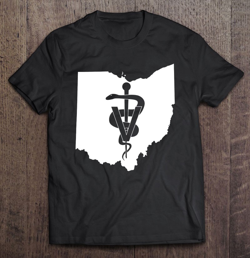 Ohio Veterinary Medicine Vet Tech Clinic Shirt Gift Man Black Size Up To 5xl