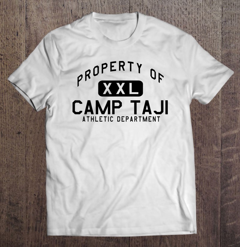 Property Of Camp Taji Athletic Department Shirt Gift Man Black Size Up To 5xl