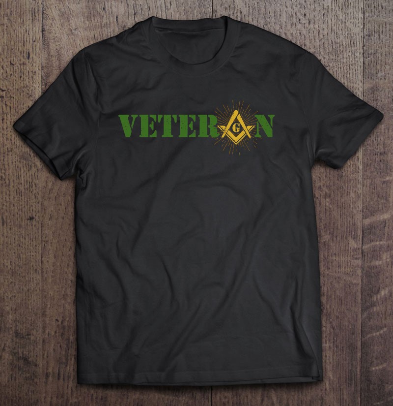 Veteran Freemason Gifts Shirt Gift Man Black Size Up To 5xl