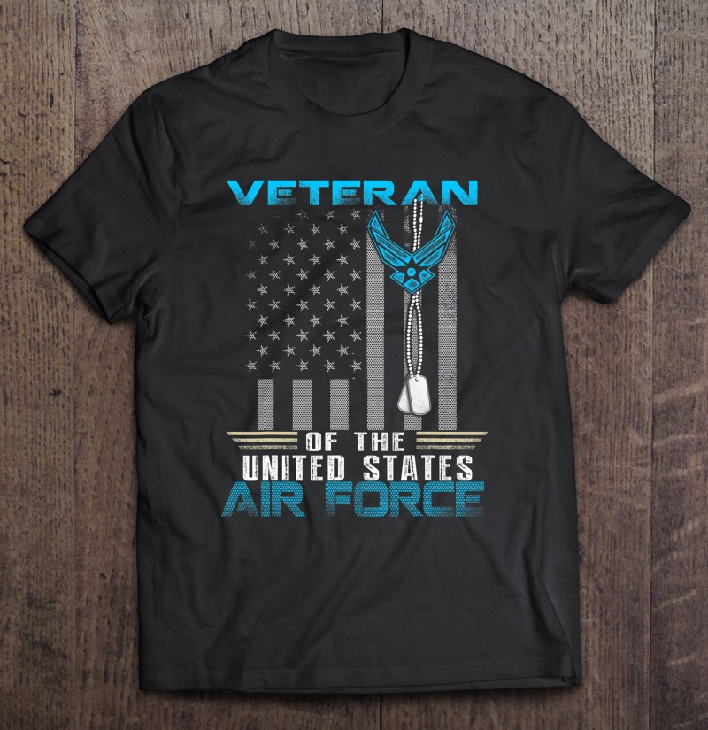 Veteran Of The United States Us Air Force Usaf Shirt Gift Man Black Size Up To 5xl