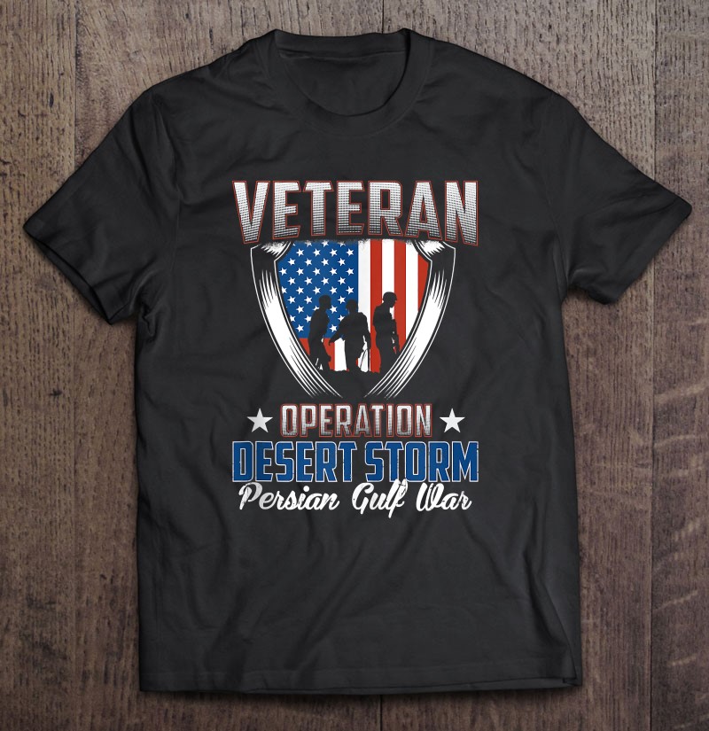 Veteran Operation Desert Storm Persian Gulf War Tank Top Shirt Gift Man Black Size Up To 5xl