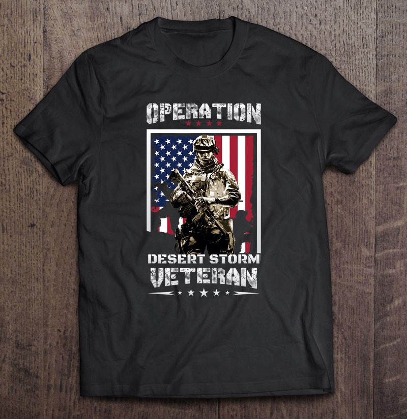 Veteran Shirt Operation Desert Storm Tees Men Women Usa Gift Shirt Gift Man Black Size Up To 5xl