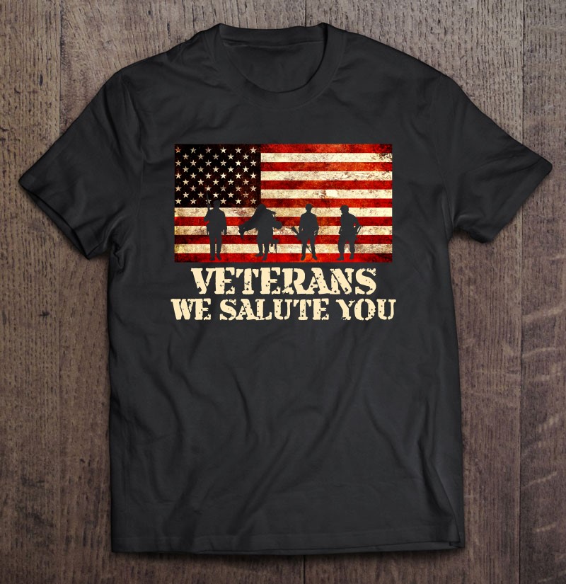 Veterans Day Patriotic Shirt Gift Man Black Size Up To 5xl