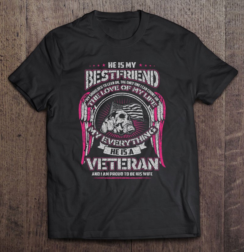 Veterans Wife For Women Shirt Gift Man Black Size Up To 5xl